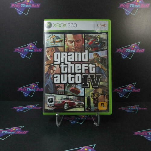 Grand Theft Auto IV Xbox 360 DD Complete CIB - Good