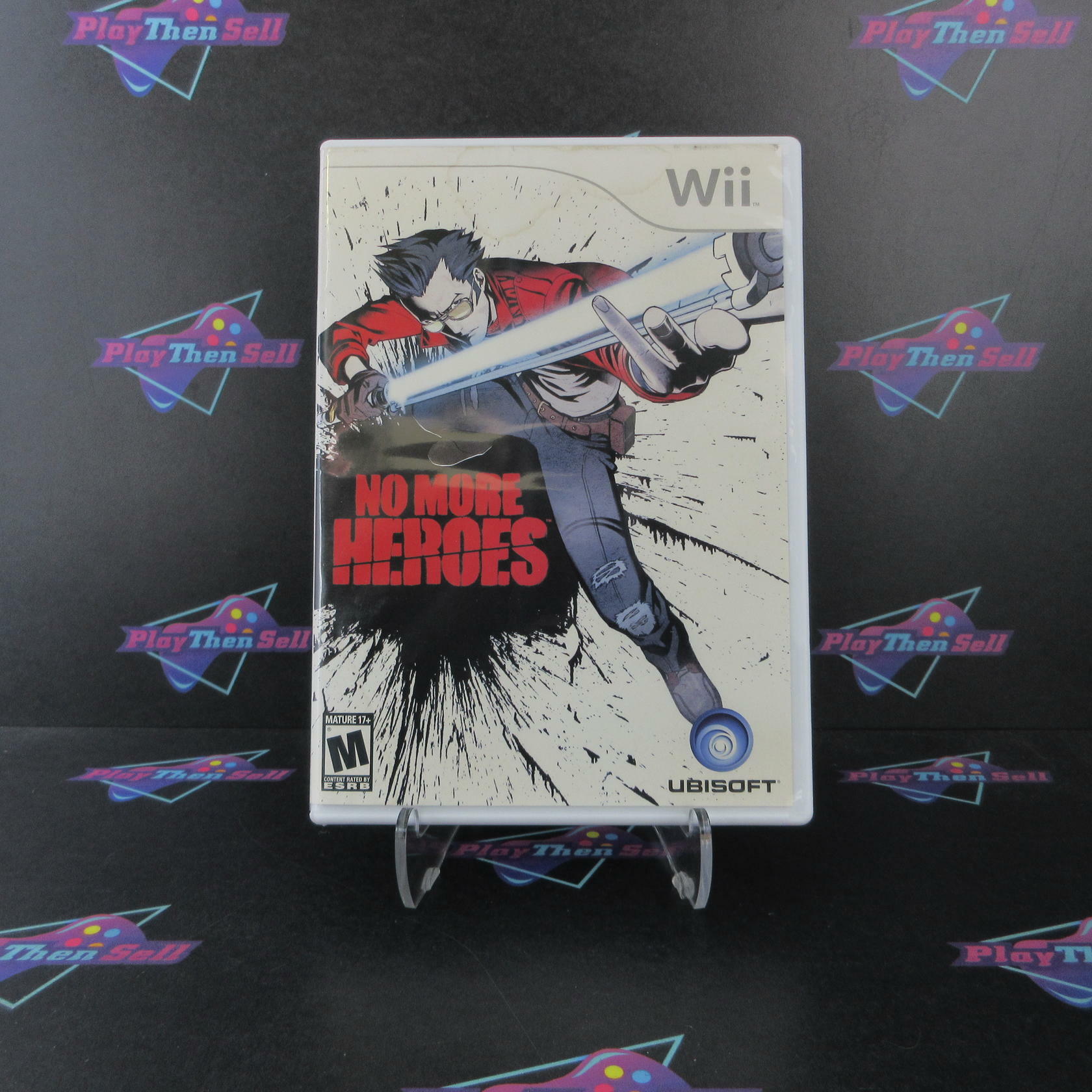 No More Heroes Nintendo Wii AD Complete CIB - Good