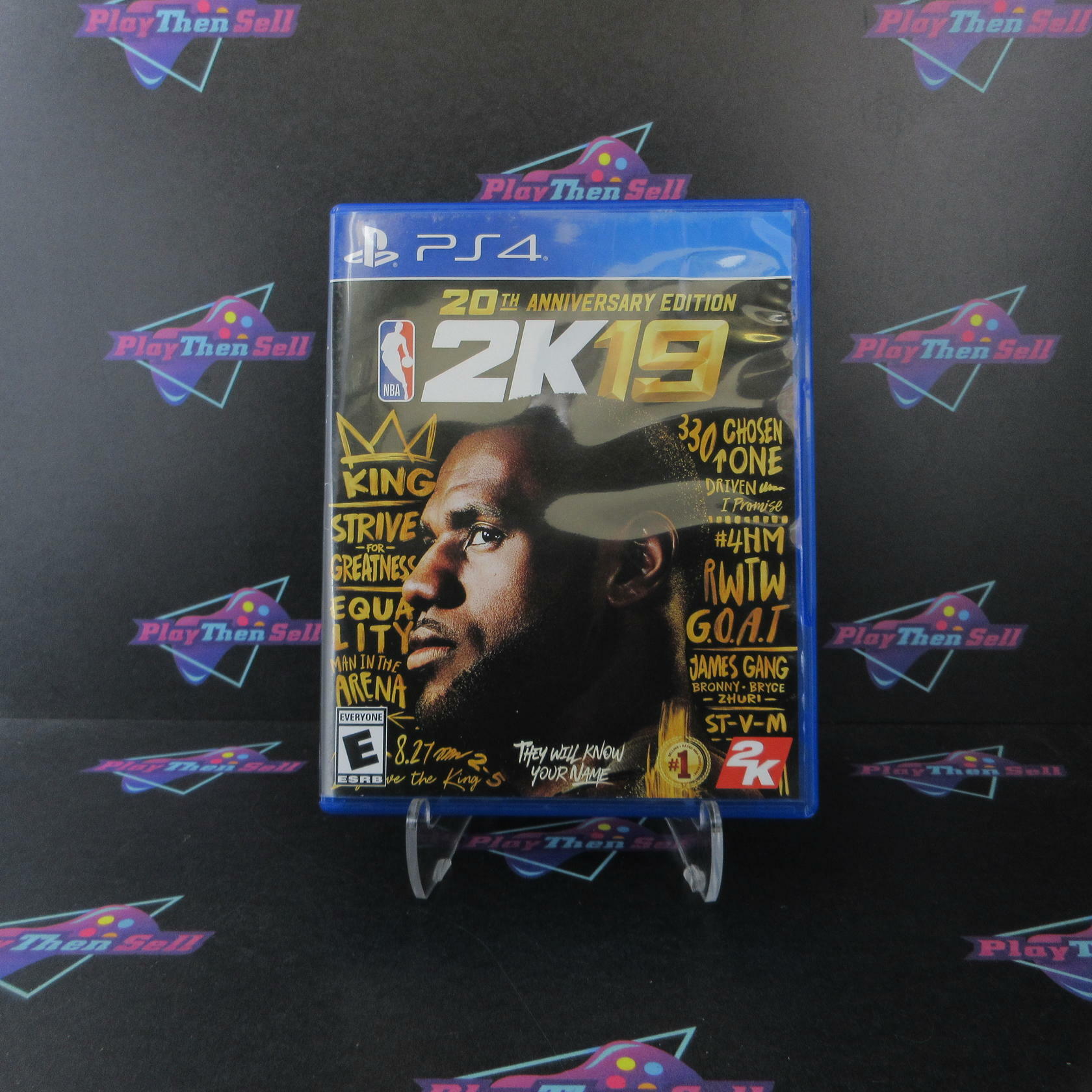 NBA 2K19 20th Anniversary Edition PS4 PlayStation 4 AD + Sleeve Complete CIB - Good