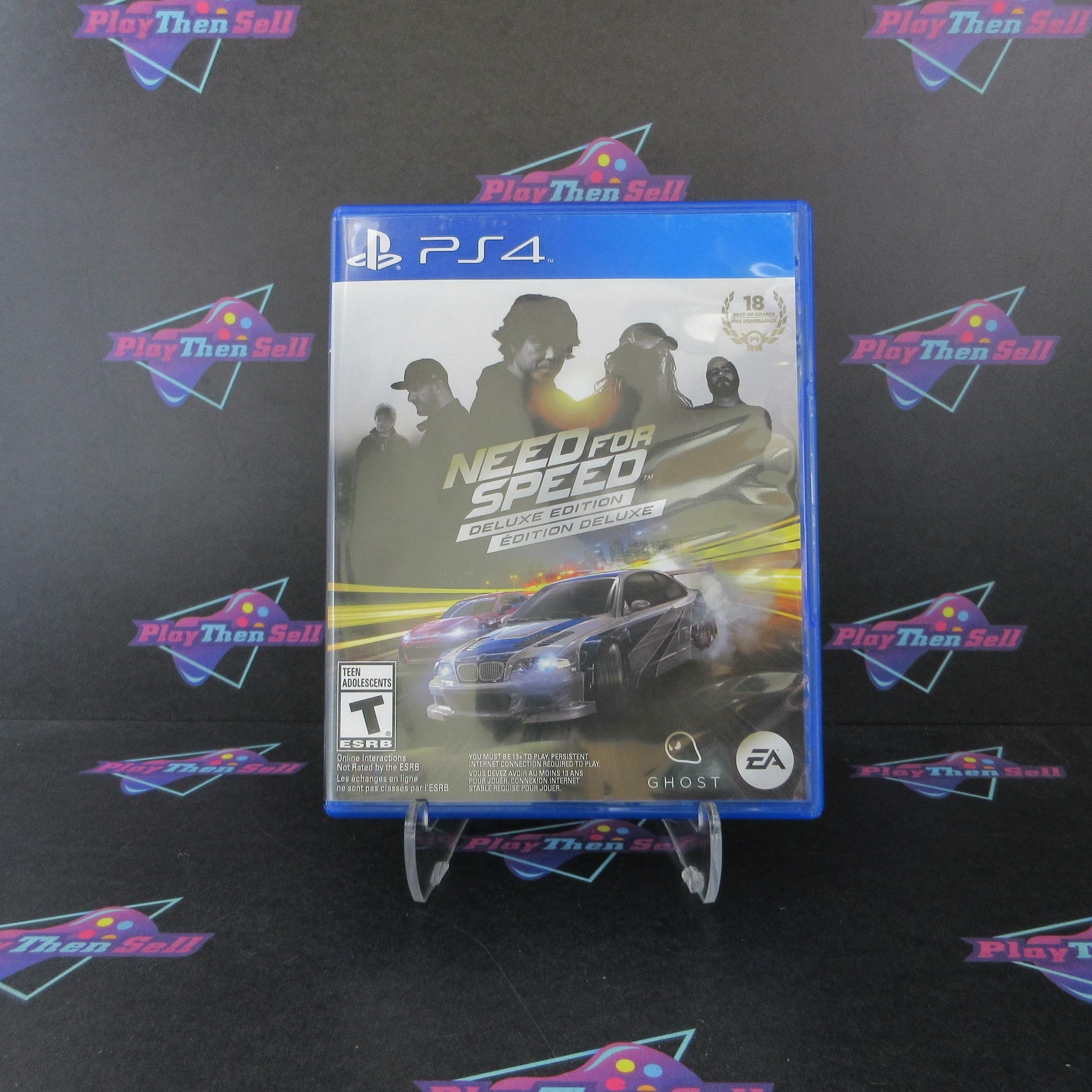 Need for Speed Deluxe Edition PS4 PlayStation 4 AD Complete CIB - Good