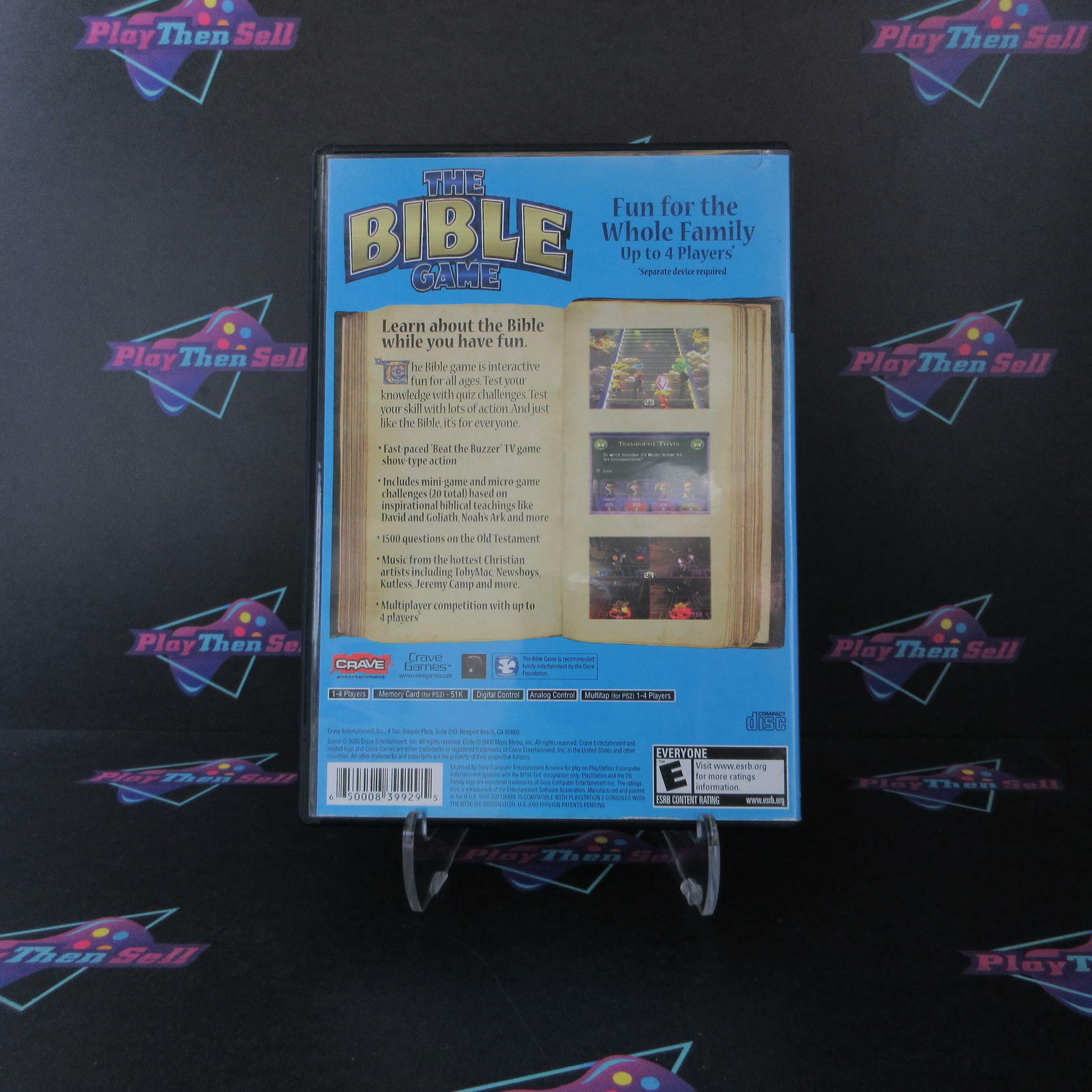 The Bible Game PS2 PlayStation 2 MD Complete CIB - Good