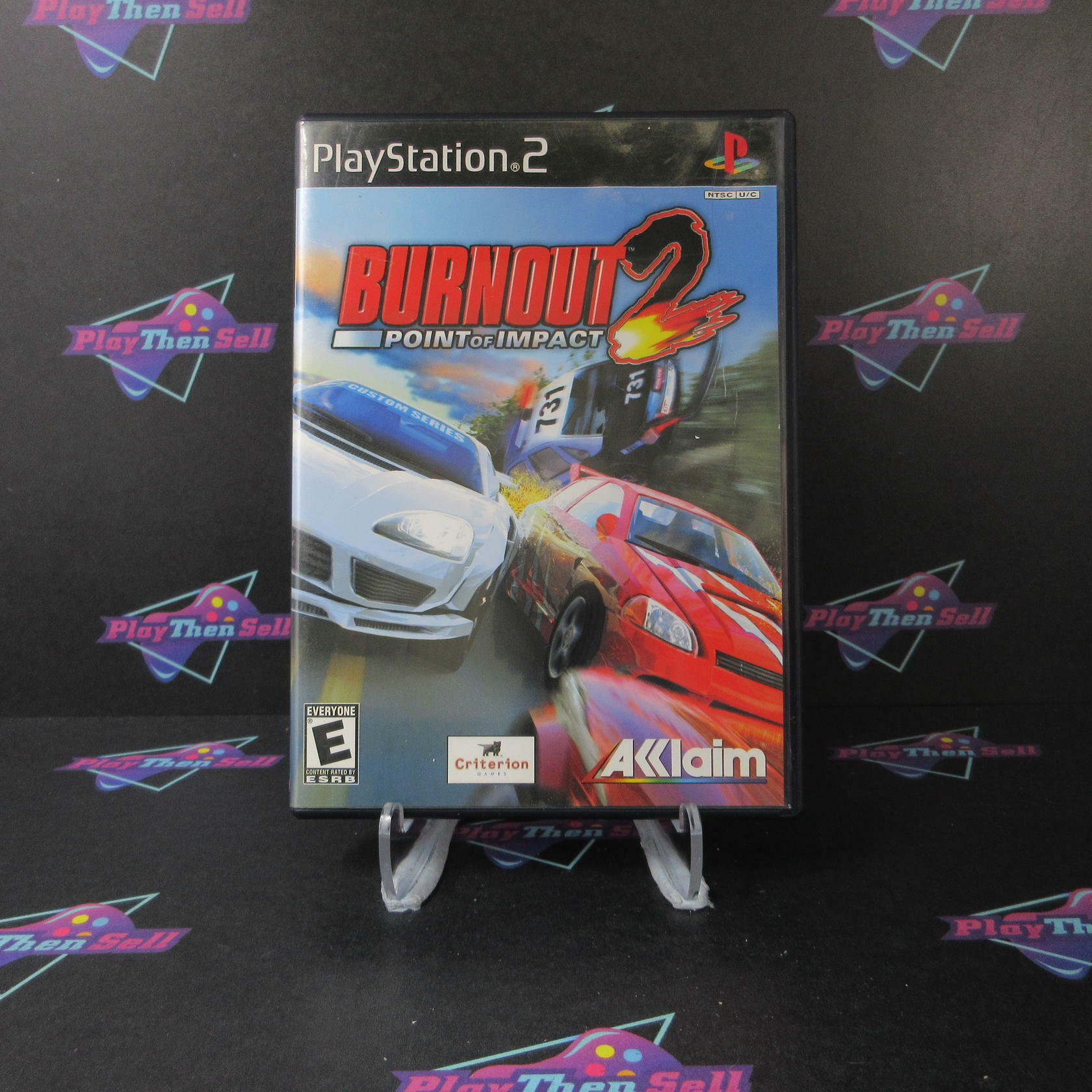 Burnout 2 Point of Impact PS2 PlayStation 2 AD/NM - Good